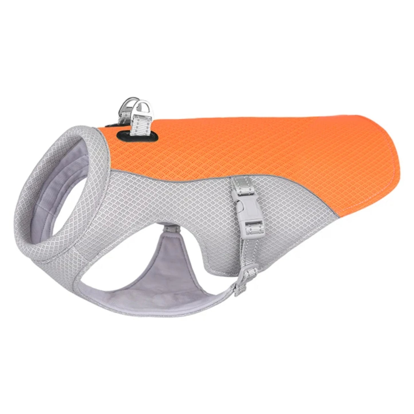 Dog harness in orange