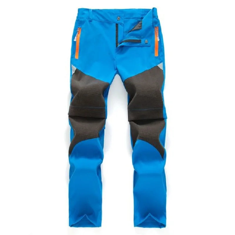 Summer Quick-Drying Detachable Children Climbing Trousers Girls Boys Hiking Pant Waterproof Sporty Spring Kids Outfits 105-170cm