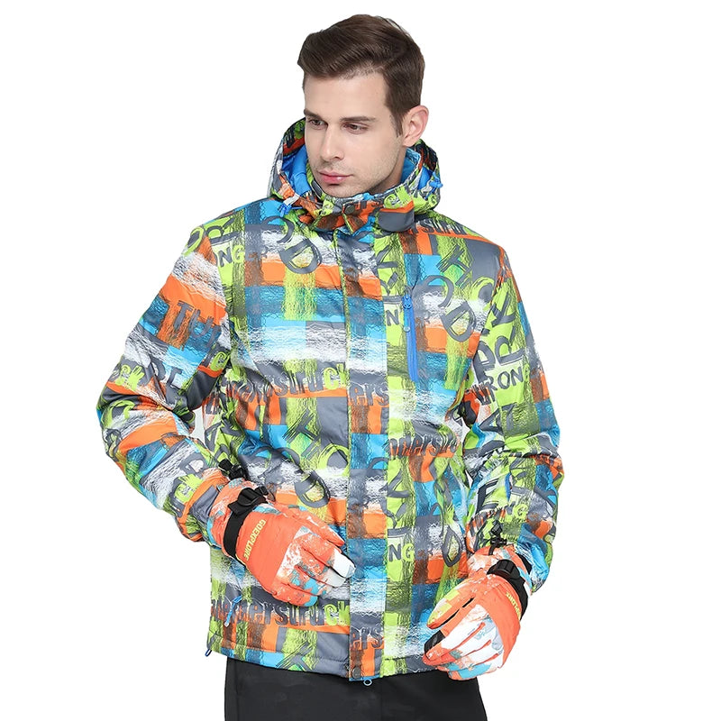 Clearence Goexplore Ski Jacket Male Waterproof Windproof -30 Snowboard Snow Jacket Men Hiking Outdoor Winter Clothes Outerwear