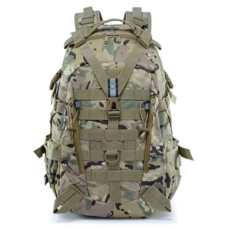 Camping Backpack Men's Bag Travel Bags Tactical Molle Climbing Rucksack Hiking Outdoor Reflective Shoulder Fishing Laptop Bag