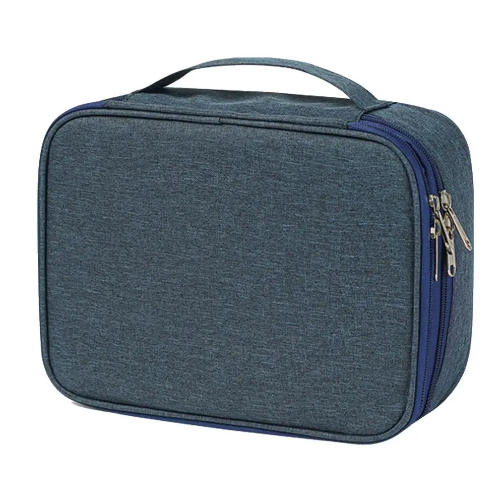 Electronics Organizer Travel Case Compact Waterproof Electronics Organizer Case Travel Essentials Cable Storage Bag For Mini