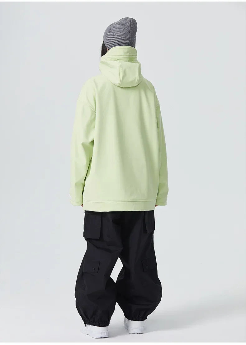 Couple Winter Skiing Jacket 2025 New Warm Snow Clothes Woman Pro Windproof Ski Sport Hoodies Man Outdoor Snowboard Top Tracksuit