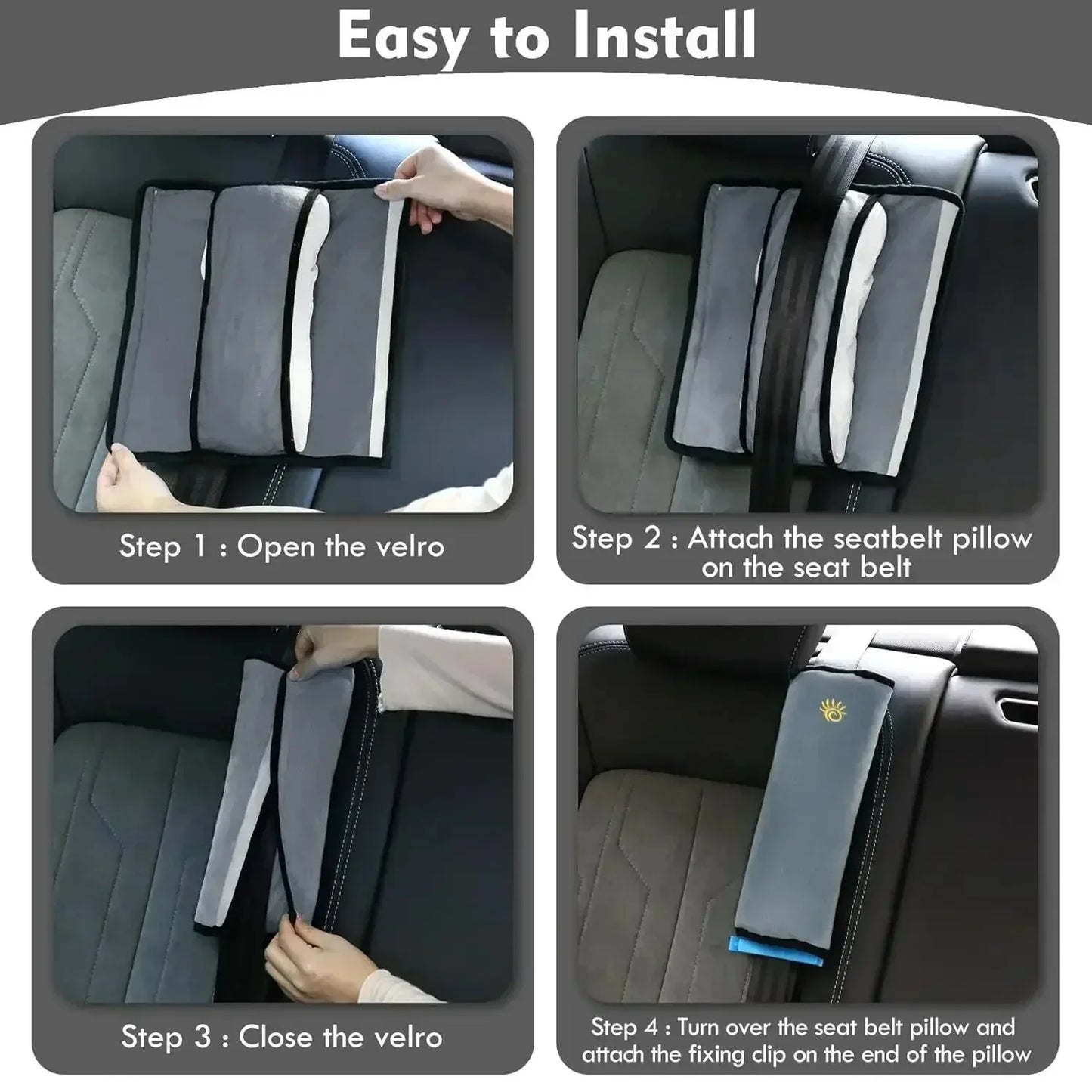 Seatbelt Covers for Kids, Seat Belt Cover Pad, Seat Belt Pillow in Car, Kids Seat Belt Cushion, Car Seat Strap Pads, 1 pcs