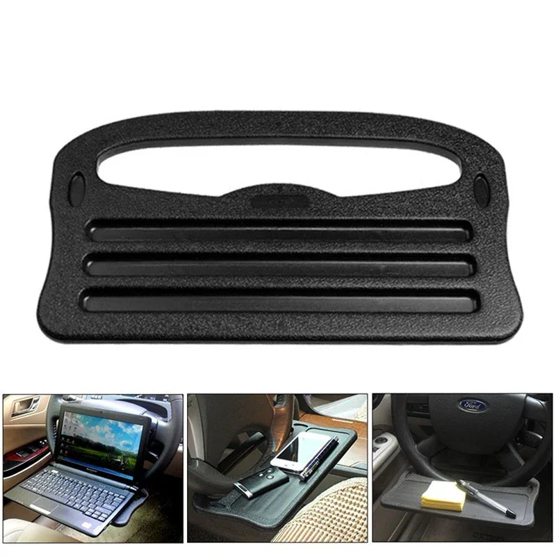 Portable Car Laptop Computer Desk Mount Stand Eat Work Car Steering Wheel Dining Table BracketDrink Food Coffee Tray Board
