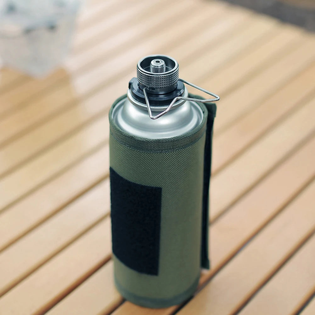 Butane Adapter With Bracket Outdoor Butane Gas Conversion Joint Camping Stove Adapter Screw Valve Output Nozzle Bottle Adapter