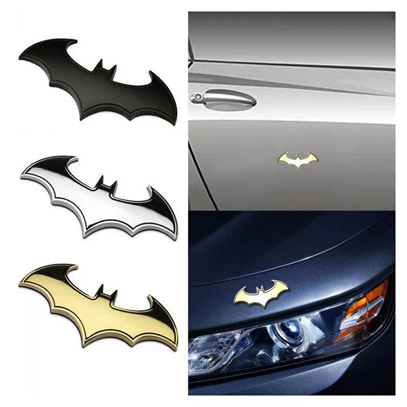 1PC 3D Bat Shape Car Stickers Auto Moto Decoration Sticker Decal Motorcycle Automobiles Car Styling Accessories