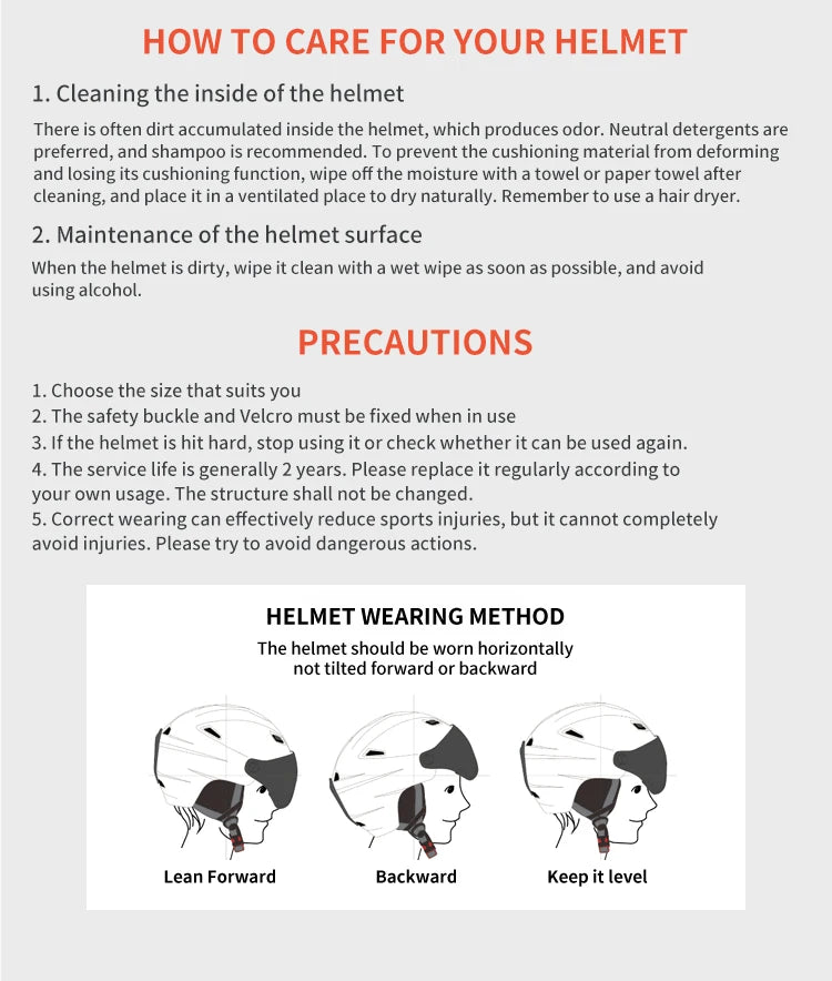 Seeker Winter Ski Helmet One-piece Adult Children Universal Snow Helmet Skating Ski Snowboard Outdoor Sports Safety Helmets