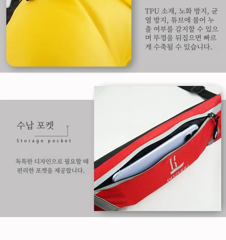 Adult Portable Professional Fishing Vest Manual Automatic Inflatable Fishing Life Jacket Large Buoyancy Life Waist Belt