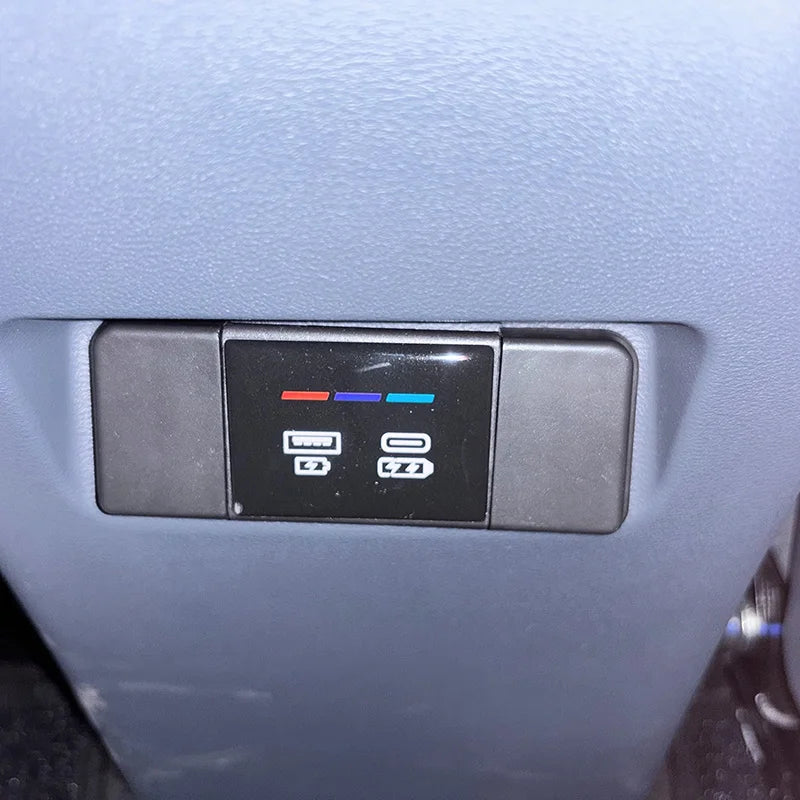 BYD Car Rear Seat USB Charging Protection Cover for BYD Seal 06 GT Charging Port Modification Dustproof Decorative Trim ABS