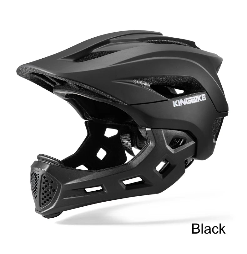 BATFOX Kids Full Face bike helmet Detachable Downhill Children Cycling Motorcycle Skateboard Sports Racing Racing Bicycle helmet