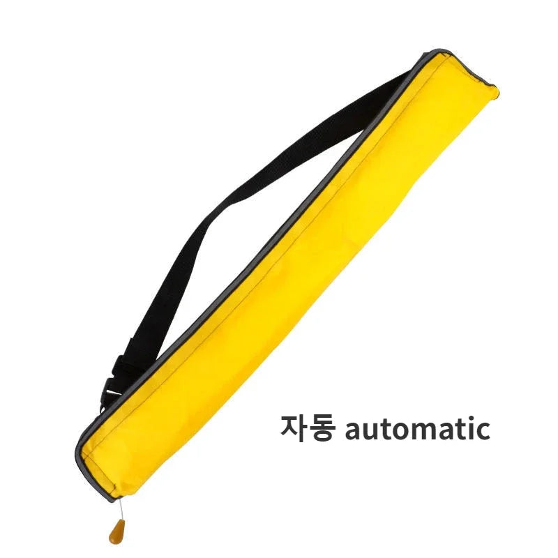 Adult Portable Professional Fishing Vest Manual Automatic Inflatable Fishing Life Jacket Large Buoyancy Life Waist Belt