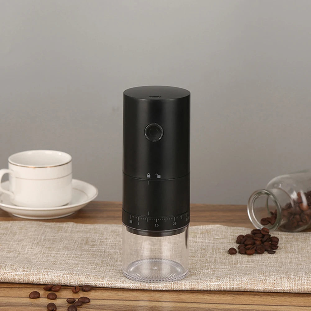 Electric Coffee Grinder 1250mAh Bean Grinding Machine USB Rechargeable Nut Bean Spice Blender Kitchen Gadget Tools