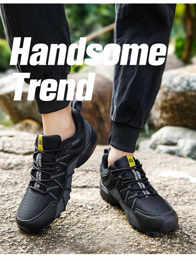 Men Women Waterproof Hiking Shoes Outdoor Camping Trainers Mountain Climbing Trekking Sneakers Walking Hunting Tactical Boots