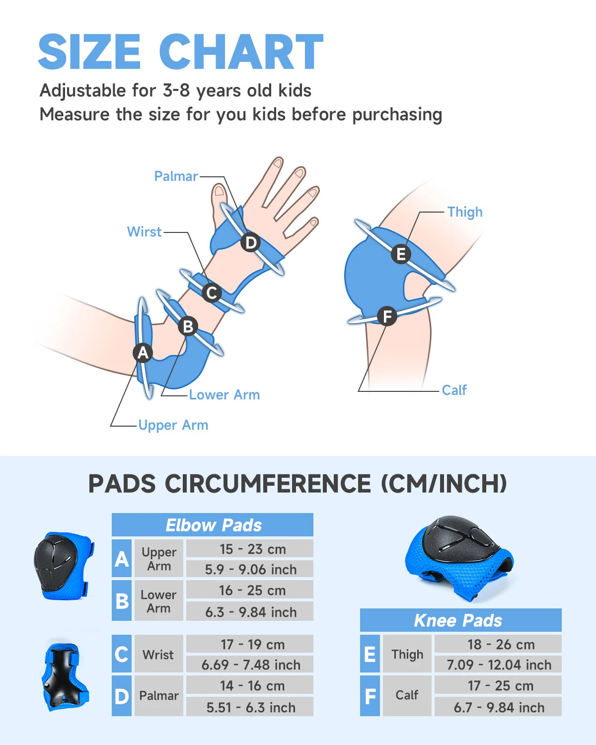 FUNWICT Kids Bicycle Helmet Children Sports Safety Protection Knee Elbow Pad Sets Balance Bike Roller Skating Cycling Helmets