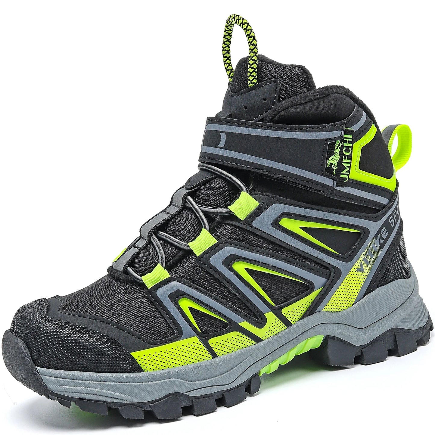 Kids Hiking Boots Boys Girls Outdoor Walking Climbing Sneaker Comfortable Snow Shoes Hiker Boot Antiskid Steel Buckle Sole