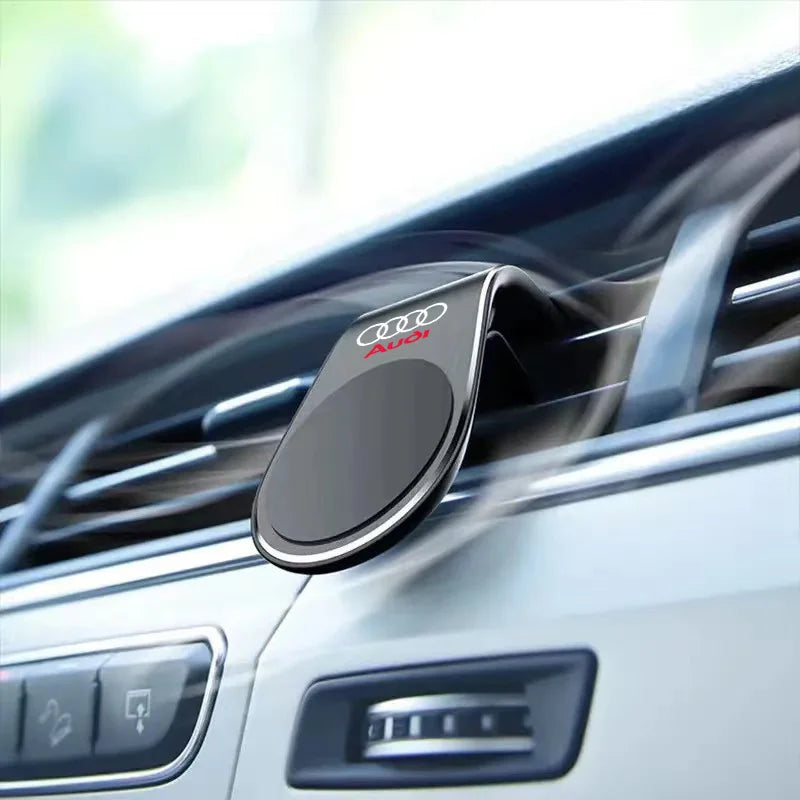 Magnetic Car Phone Holder in Car Phone Stand Clip Mount for Audi Badge A3 A4 A5 A6 A7 A8 Q3 Q5 SQ3 SQ4 S3 S4 S5 Car Accessories