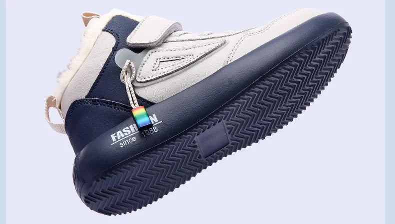 Children Snow Boots Winter Warm Casual Sneaker Boys Kids Shoes Outdoor Walking Shoes Non-slip Girls Sports Tennis Footwear New