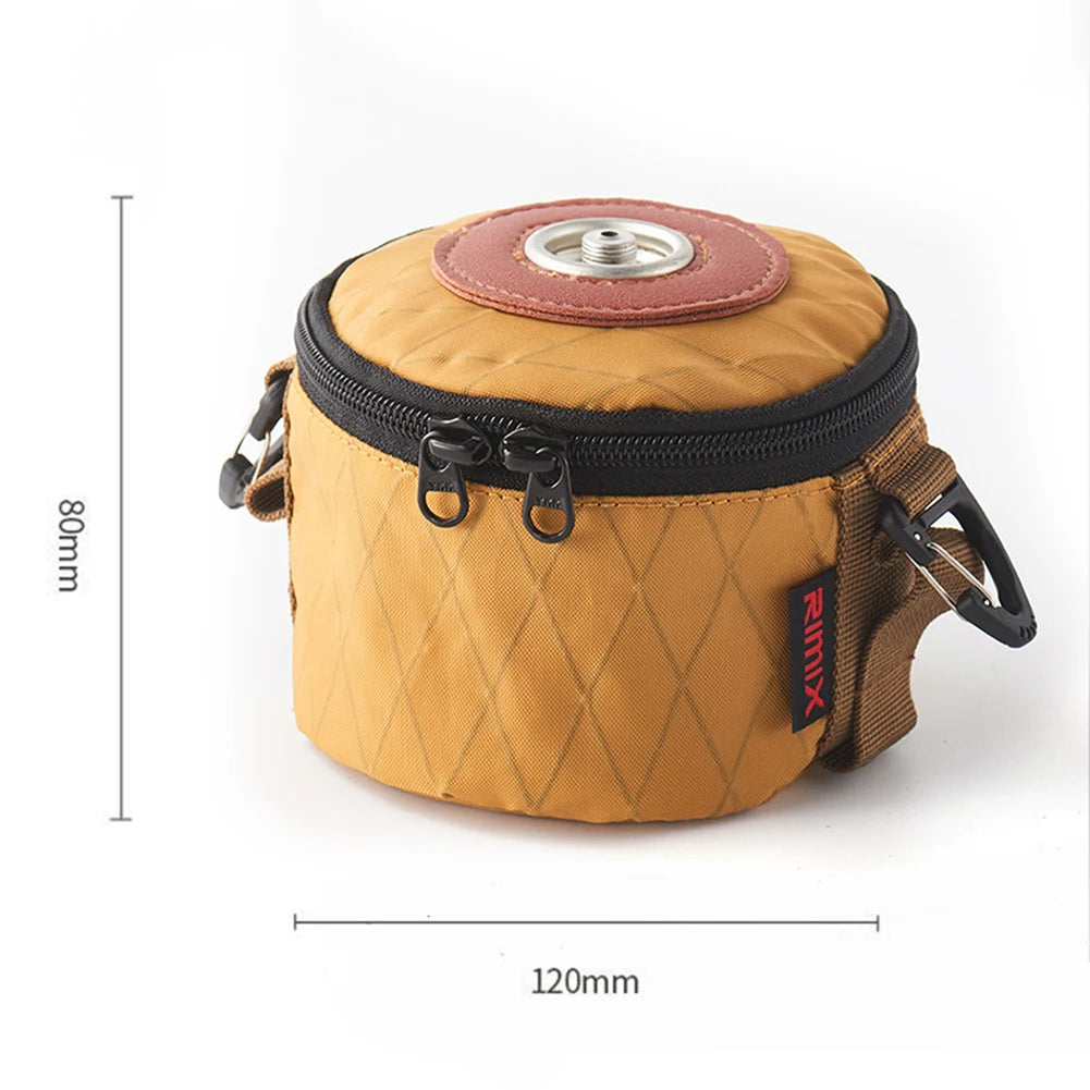 Camping Gas Can Protective Cover Cotton Linen Outdoor Gas Tank Case Anti-Fall Fuel Cylinder Storage Bag Air Bottle Wrap Sleeve