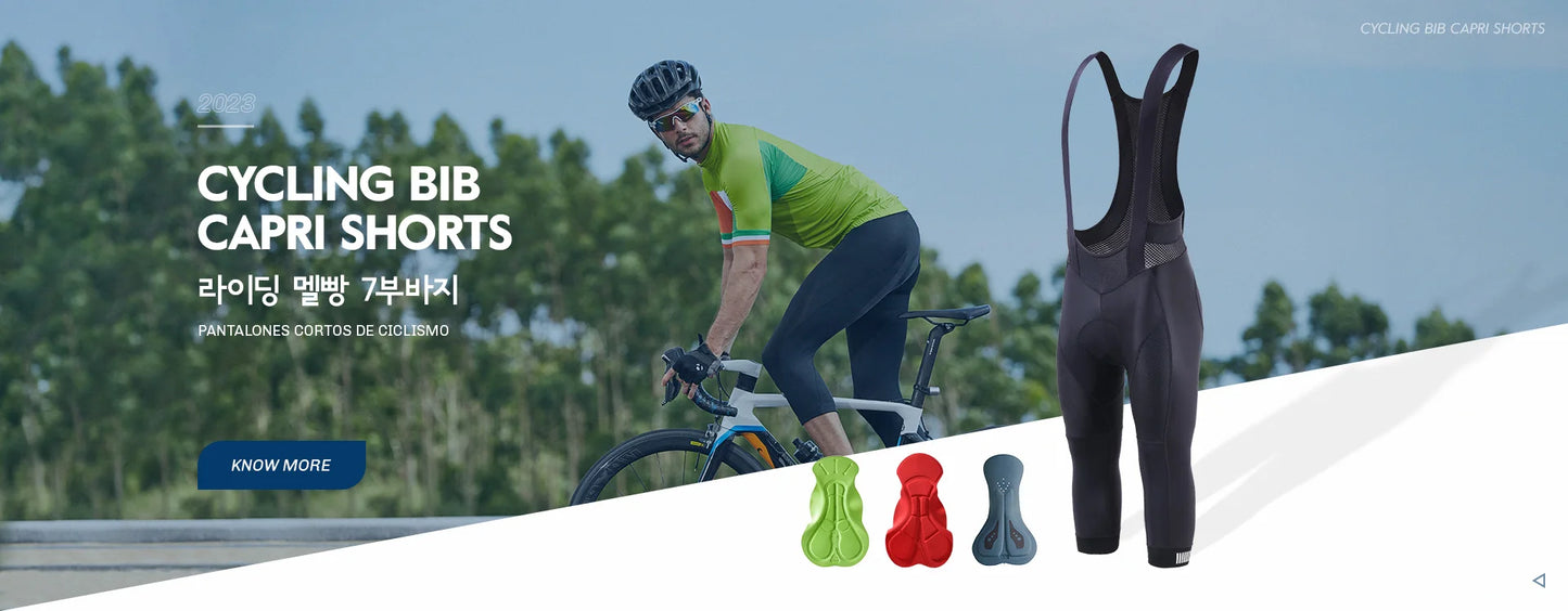 RION Cycling Shorts Men Ciclismo Masculina Bib Shorts Elastic Interface Cushion Long Distance MTB Padded Shorts Tights Slim Fit