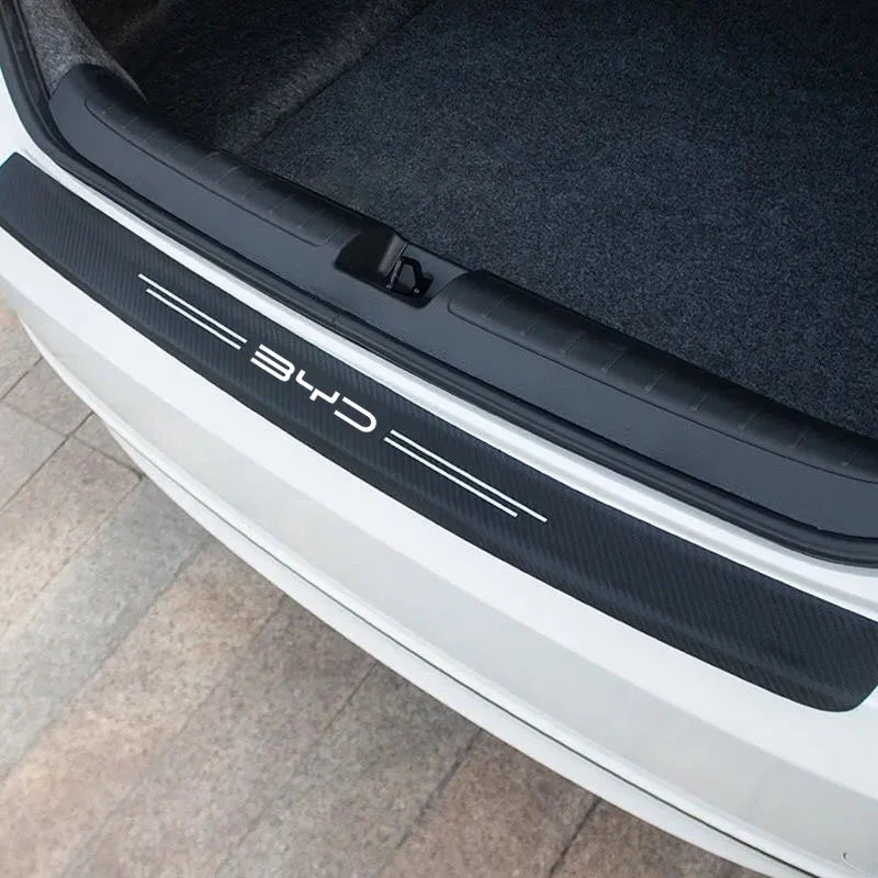 Car Door Sill Plate Protector Stickers For BYD M6 G3 G5 T3 13 F3 F0 S6 S7 E5 E6 L3 tang yuan atto3 song Covers Accessories