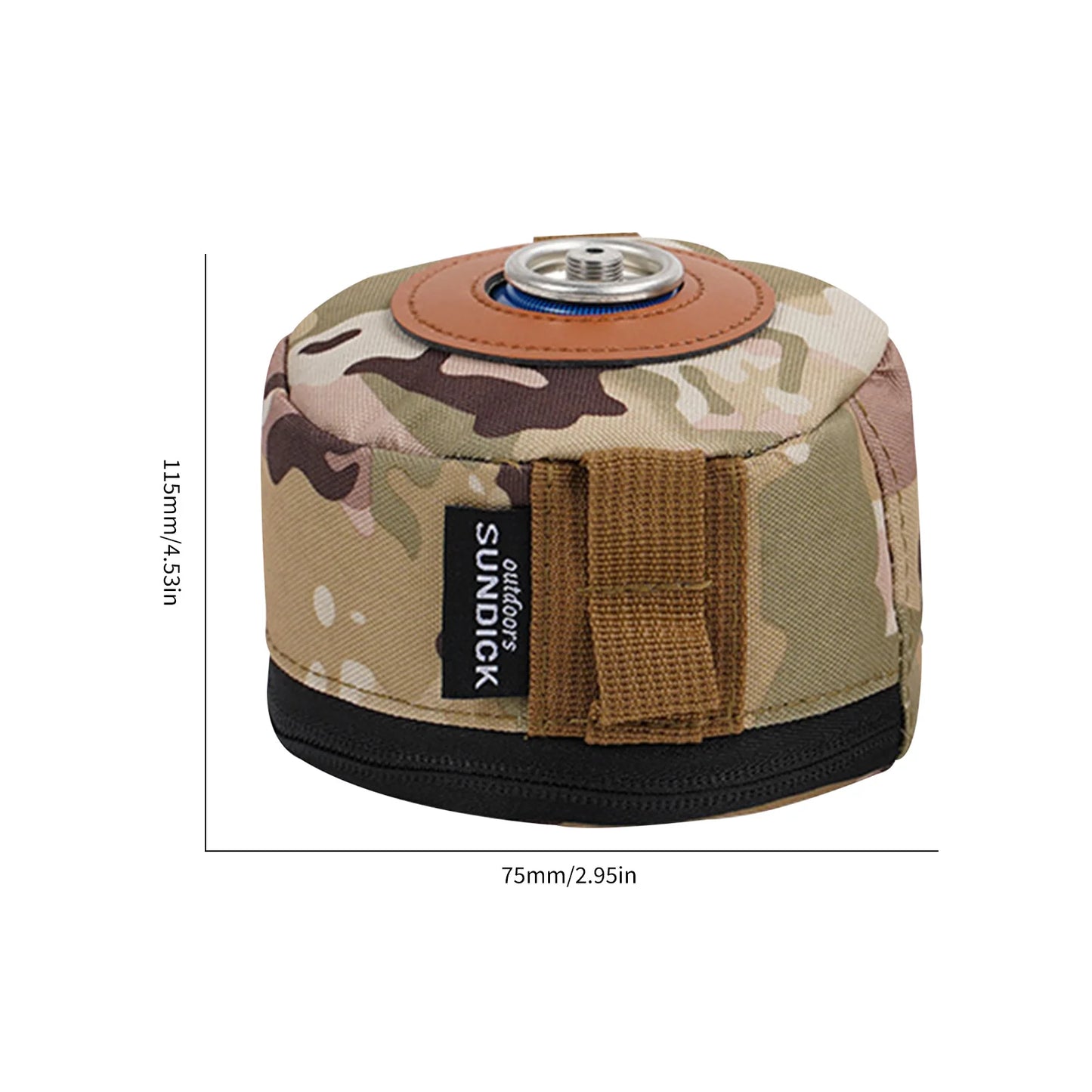 Camping Gas Can Protective Cover Cotton Linen Outdoor Gas Tank Case Anti-Fall Fuel Cylinder Storage Bag Air Bottle Wrap Sleeve