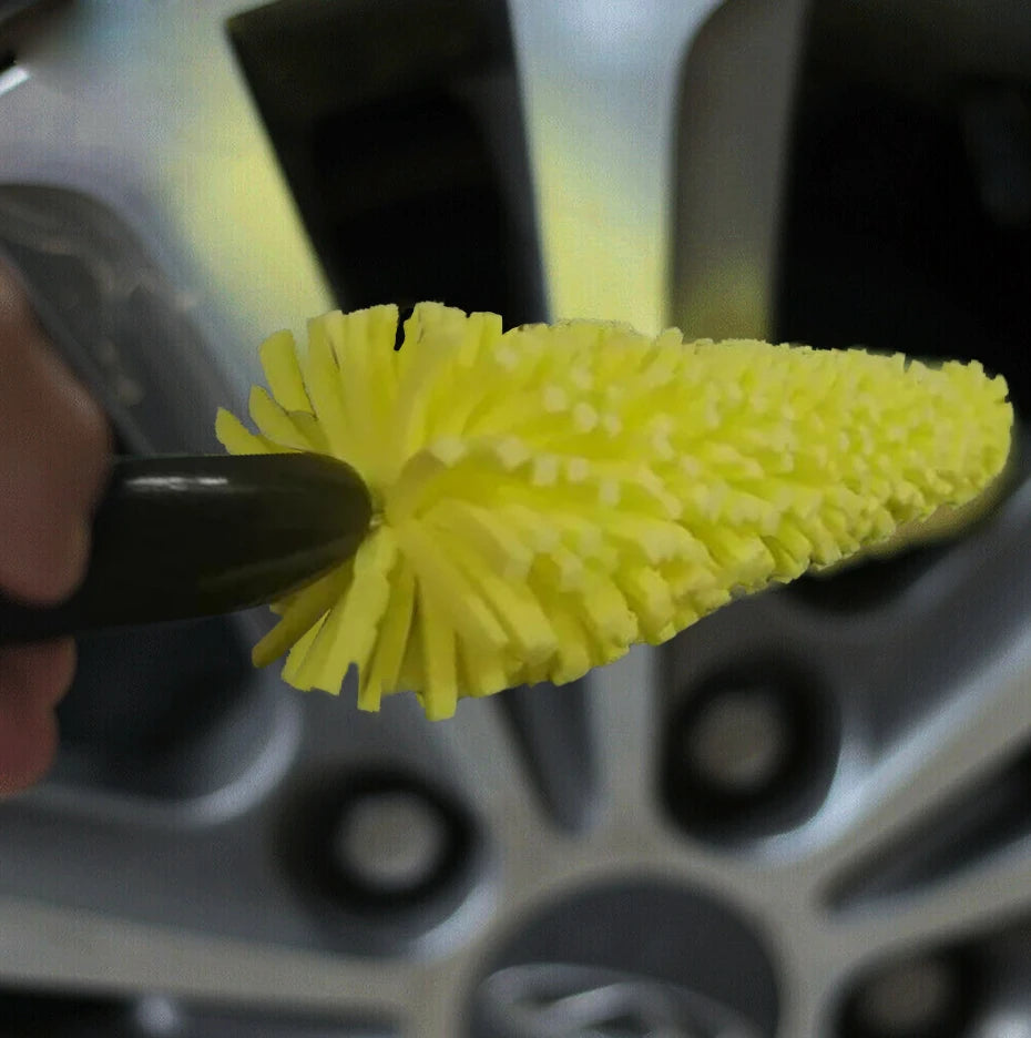SEAMETAL Car Wheel Cleaner Brush Tire Rim Cleaning Tool Auto Scrub Washing Vehicle Washer Dust Cleaner Sponge Car Wash Accessory