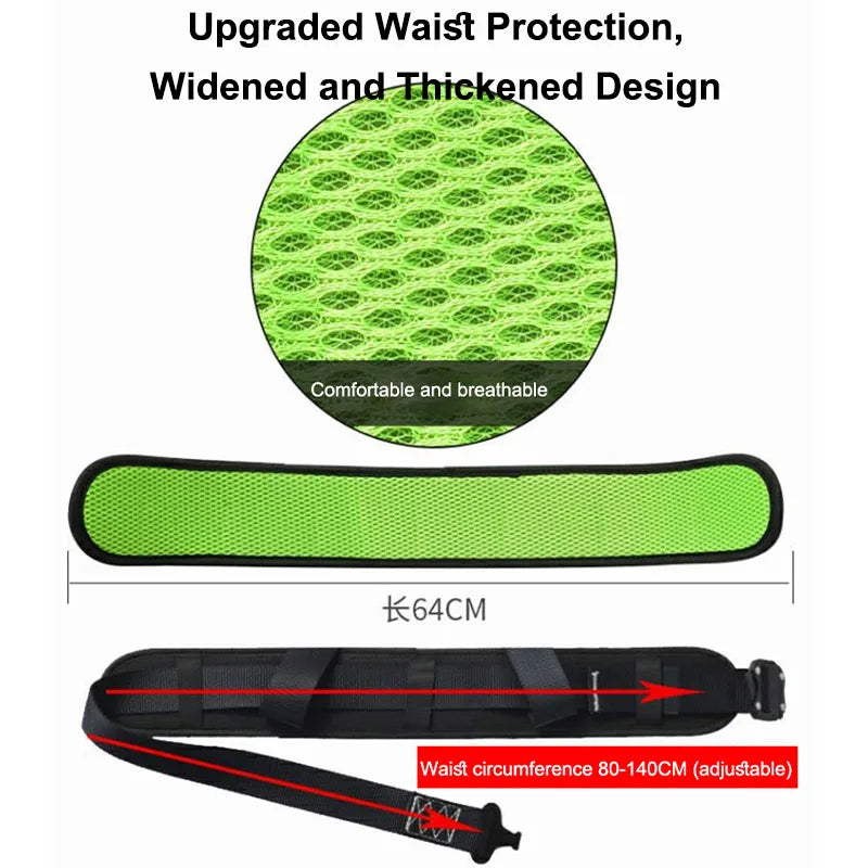 High-altitude Work Safety Belt Rope Set Outdoor Rock Climbing Electrician Construction Safety Harness Protective Equipment