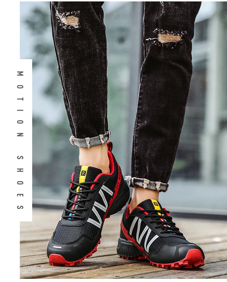 Men Hiking Shoes Waterproof Women Outdoor Trainers Lace-up Climbing Trekking Sneakers Mountain Walking Hunting Tactical Boots 47