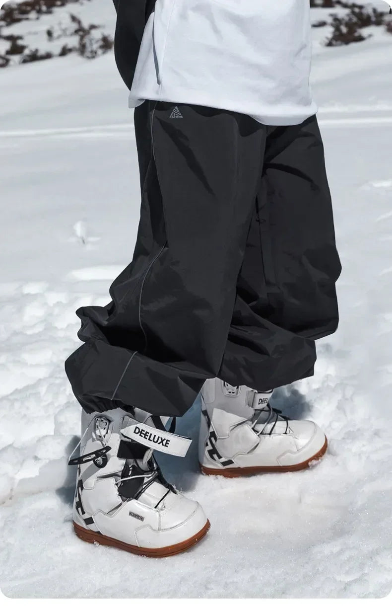 Snowboarding Single Board Waterproof Loose Fit Wear Resistant Professional Double Board Ski Pants Snowboard Pants For Men Women