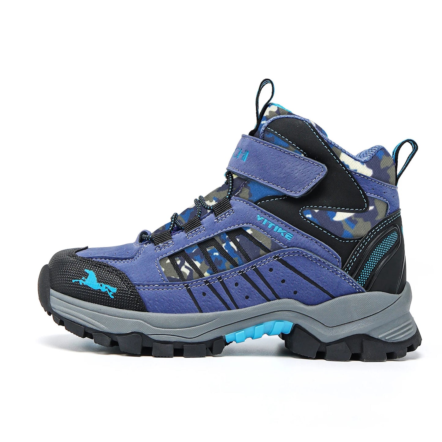 Kids Hiking Boots Boys Girls Outdoor Walking Climbing Sneaker Comfortable Snow Shoes Hiker Boot Antiskid Steel Buckle Sole