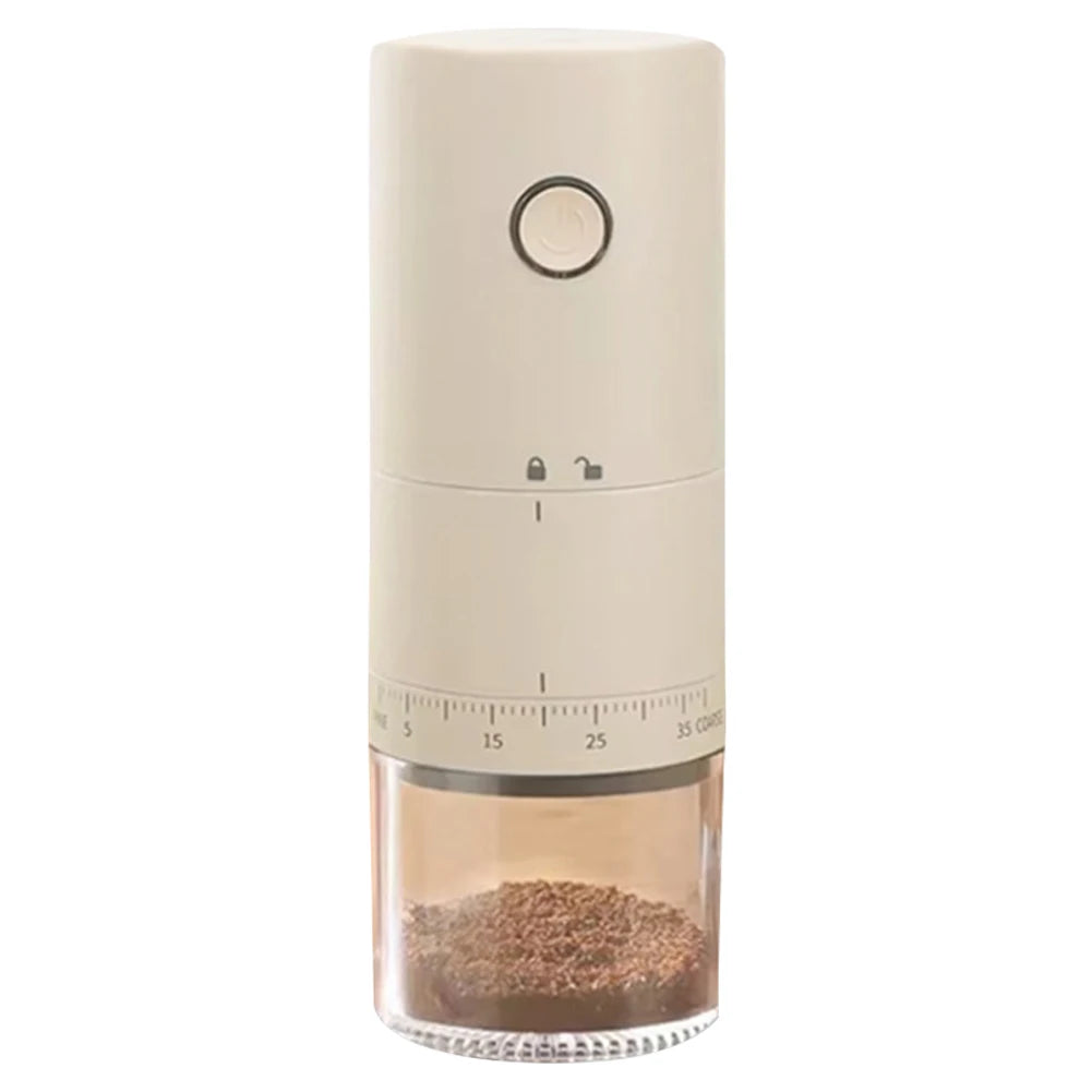 Electric Coffee Grinder 1250mAh Bean Grinding Machine USB Rechargeable Nut Bean Spice Blender Kitchen Gadget Tools