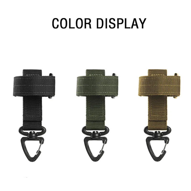 Multi-purpose Nylon Gloves Hook Work Gloves Safety Clip Outdoor Tactical Climbing Rope Camping Hanging Buck Outdoor Camping