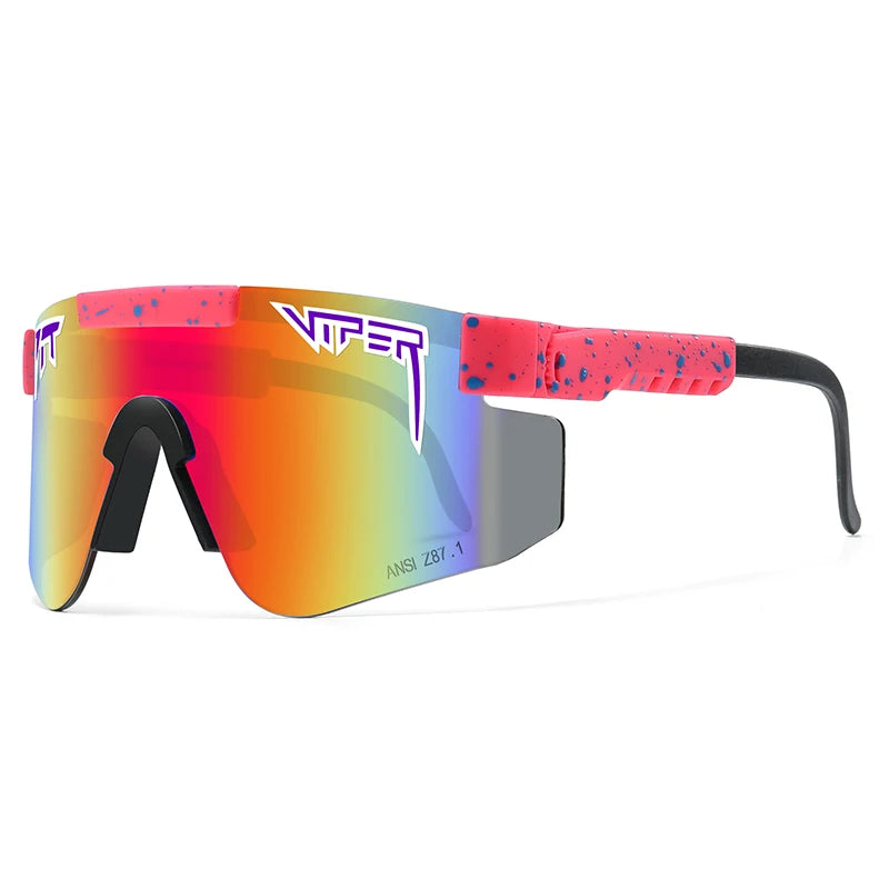 UV400 Cycling Glasses Men Women - Pit Viper Style MTB Outdoor Sport Sunglasses