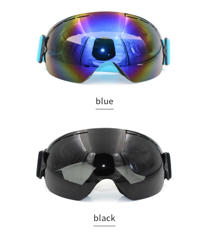 LIGHTWEIGHT Professional Ski Goggles Men UV400 Adult anti-fog Snowboard Skiing Glasses Women Ultra-light Winter Snow Eyewear