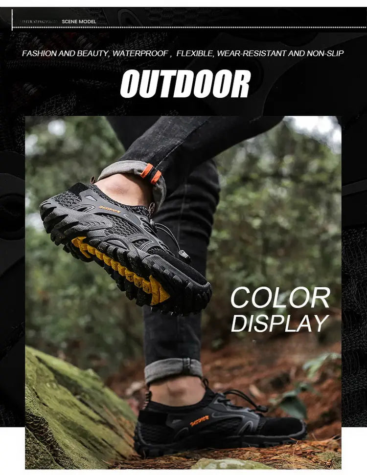 Outdoor Anti-slip Wear-resistant Shoes for Men Hiking Shoes Jogging Trekking Sneakers Fast Zapatos Outdoor Hombre Invierno