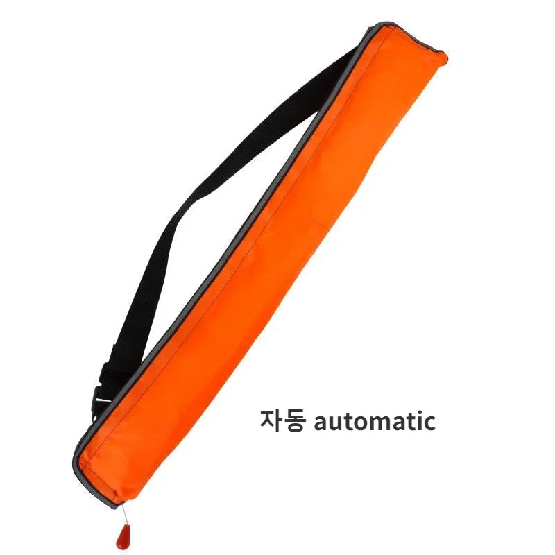 Adult Portable Professional Fishing Vest Manual Automatic Inflatable Fishing Life Jacket Large Buoyancy Life Waist Belt