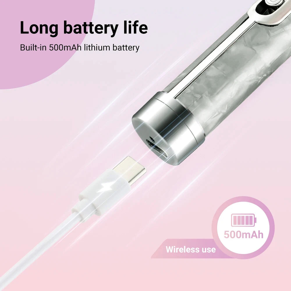 LINMANDA Many sets Electric Nail File Portable Manicure Pedicure Polishing Grinding Peeling Nail Drill for Fingernail Toenail