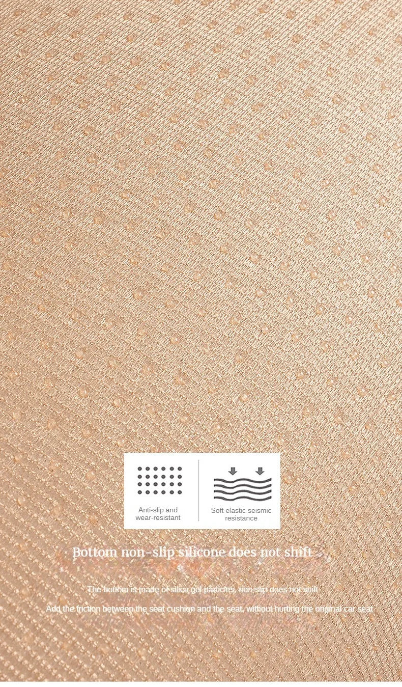 Summer Cool Car Seat Cover Cool Breathable Fabric Car Front Seat Cushion/Rear Seat Cushion/Three -piece