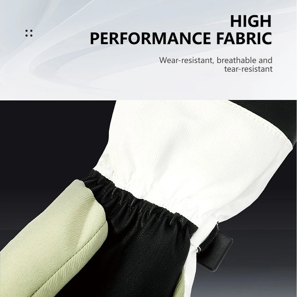 KoKossi Winter Non-slip Touch Screen Waterproof Snowboard Ski Gloves Thickened Windproof Cycling Fleece Warm Riding Gloves