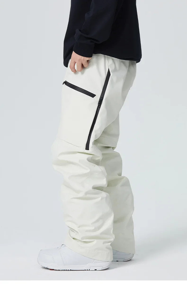 2025 Winter Women Ski Pants Snowfield Windproof Snowboard Sport Trousers Warm Man Loose Overalls New Pro Waterproof Skiing Pants