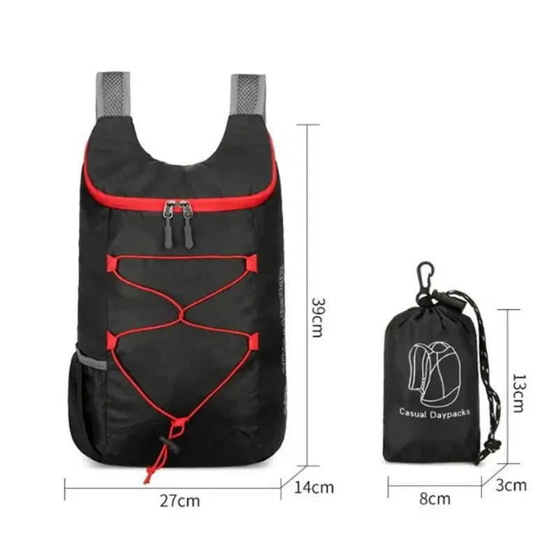 Lightweight Waterproof Folding Backpack – 20L Travel, Hiking & Camping Bag
