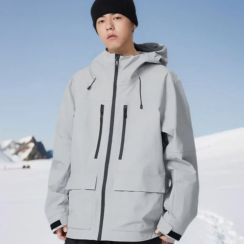 Outdoor Winter Skiing Jacket 2025 Man Snowfield Sport Tops Couple Ski Cold Coat Pro Warm Waterproof Woman Snow Tracksuit Clothes
