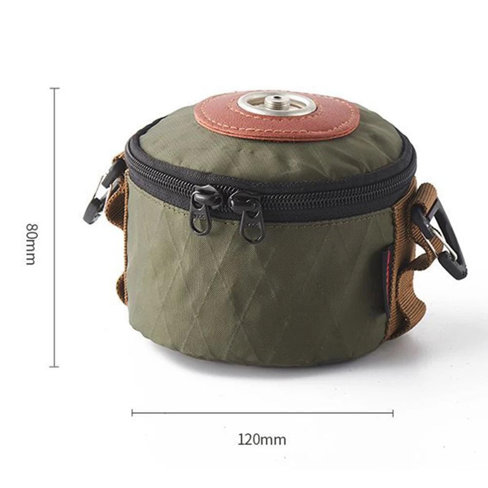 Camping Gas Can Protective Cover Cotton Linen Outdoor Gas Tank Case Anti-Fall Fuel Cylinder Storage Bag Air Bottle Wrap Sleeve
