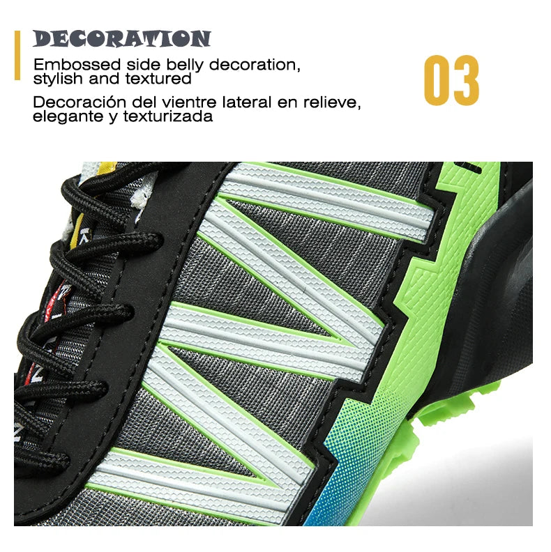 Men Hiking Shoes Waterproof Women Outdoor Trainers Lace-up Climbing Trekking Sneakers Mountain Walking Hunting Tactical Boots 47