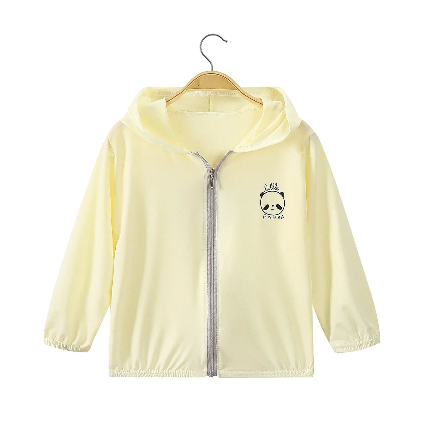 Summer Boys and Girls UV Sun Protection Clothing Thin Hooded Jacket for Kids Breathable Air Conditioner Shirt Clothes 2-10 Years
