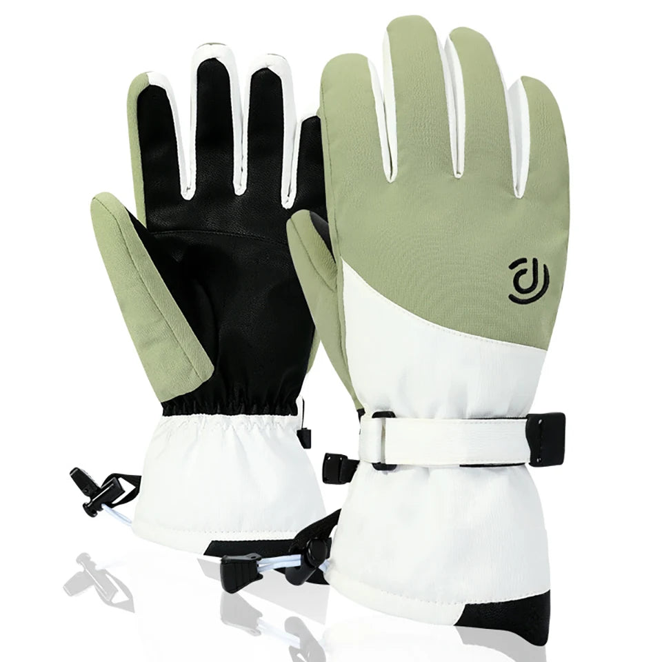 KoKossi Winter Non-slip Touch Screen Waterproof Snowboard Ski Gloves Thickened Windproof Cycling Fleece Warm Riding Gloves