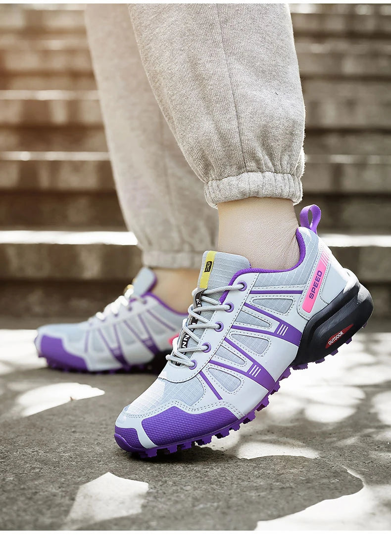 Men Women Waterproof Hiking Shoes Outdoor Camping Trainers Mountain Climbing Trekking Sneakers Walking Hunting Tactical Boots