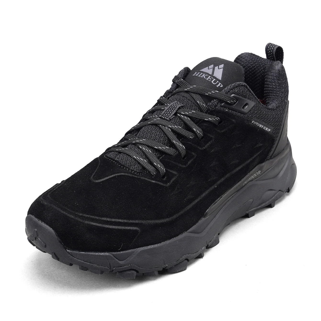 HIKEUP Latest Men's Hiking Shoes Wear-resistant Non-slip Outdoor Sneaker Rock Climbing Trekking Hunting Men Sports Suede Leather