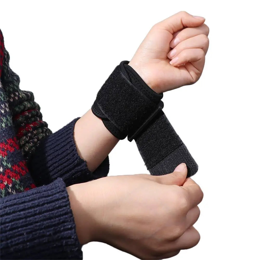 Breathable Adjustable Soft Wristband Compression Soft Gym Sports Wristband Adjustable Safety Wrist Support Brace Fitness
