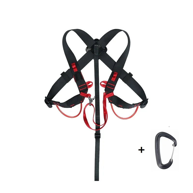 Rock Climbing Shoulder Girdles Adjustable Chest Safety Belt Harness
